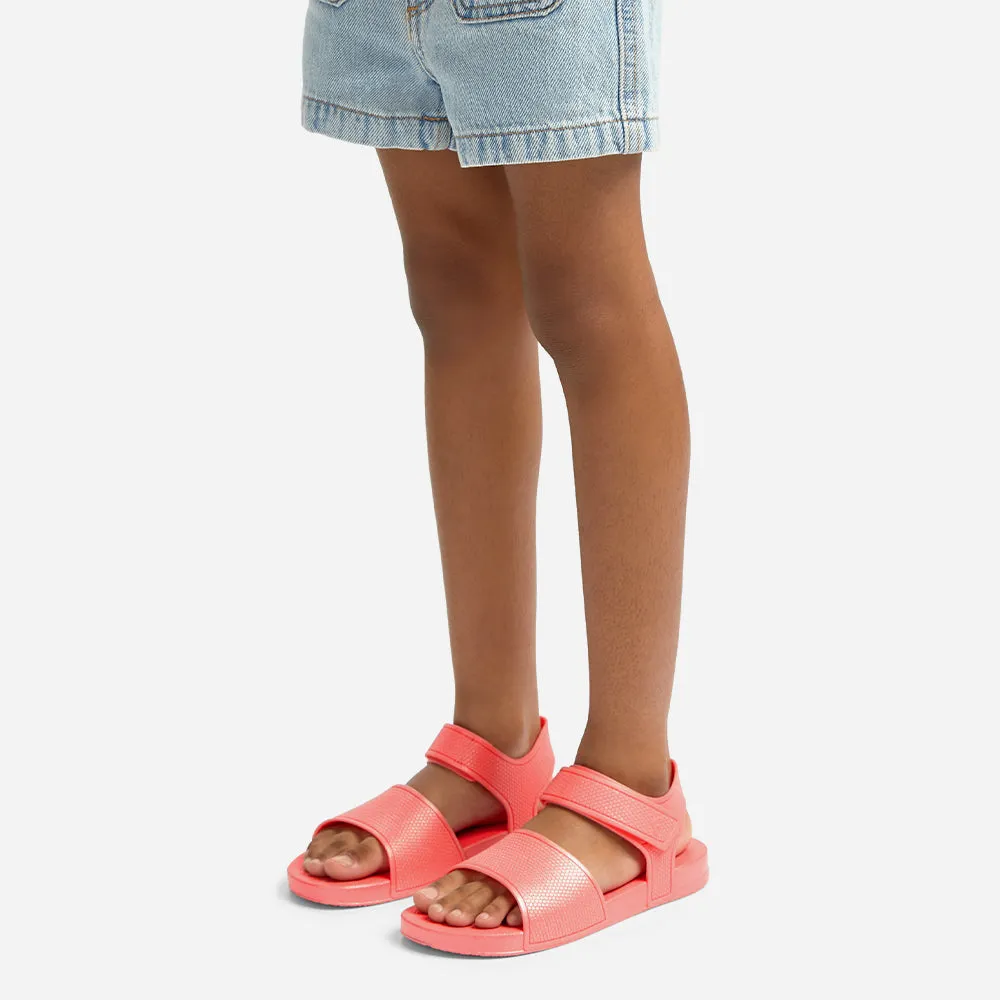 Giày Sandal Trẻ Em Fitflop Iqushion Pearlized - Đỏ
