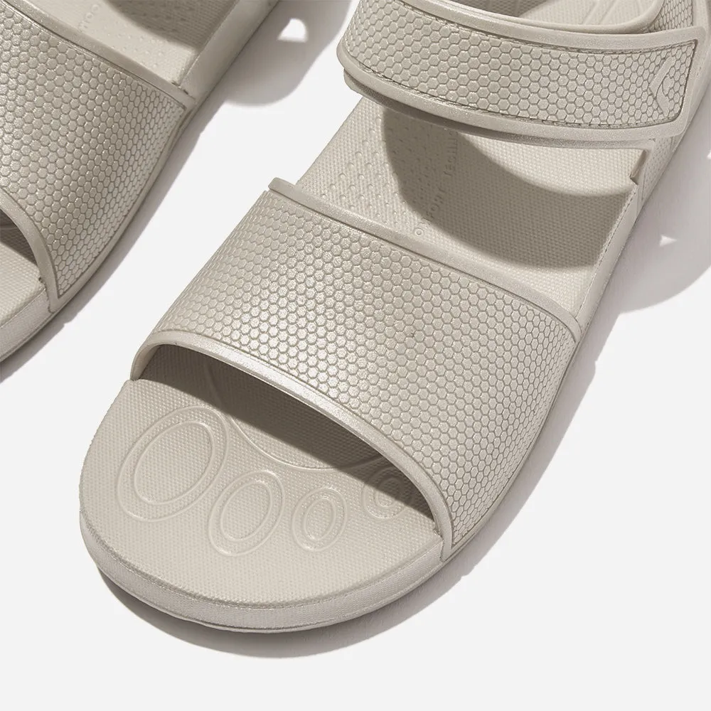 Giày Sandal Trẻ Em Fitflop Iqushion Shimmer Ergonomic B/S - Xám