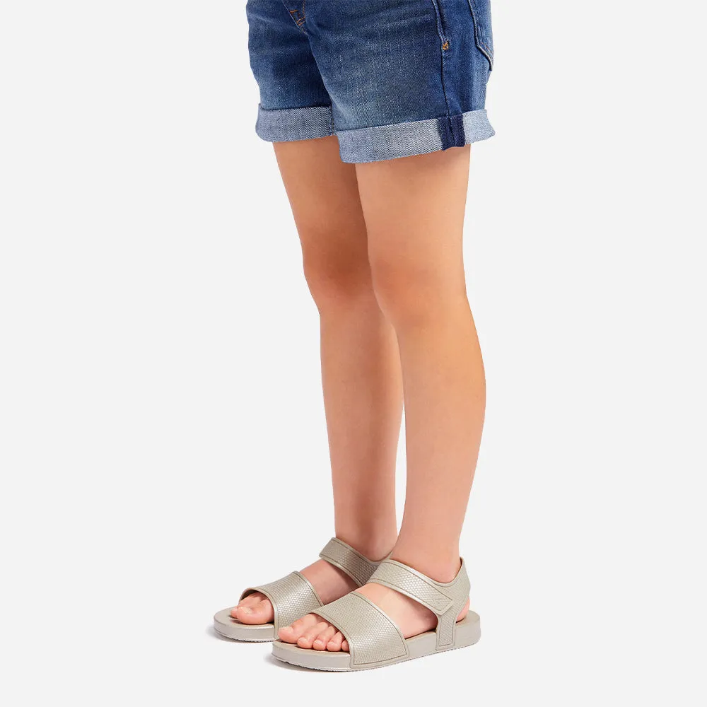 Giày Sandal Trẻ Em Fitflop Iqushion Shimmer Ergonomic B/S - Xám