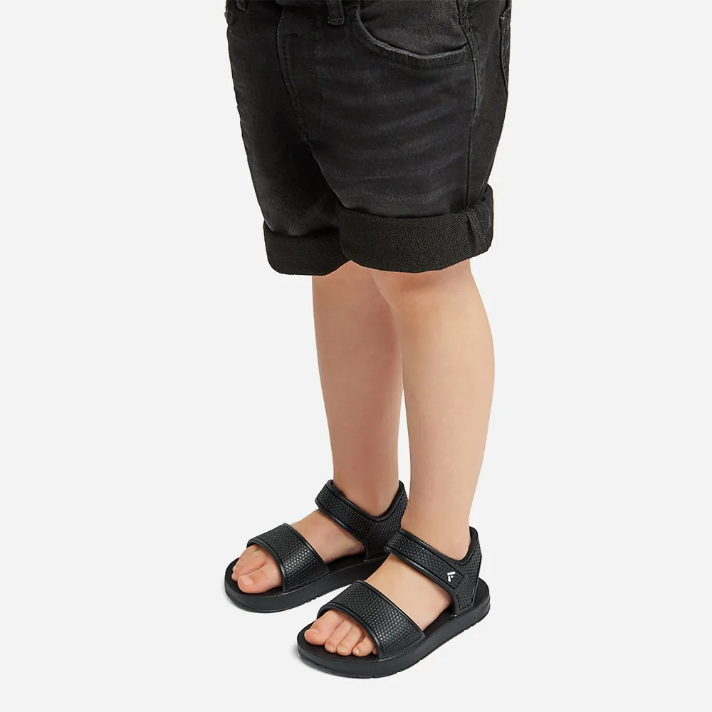Giày Sandal Trẻ Em Fitflop Iqushion Toddler Ergonomic - Đen