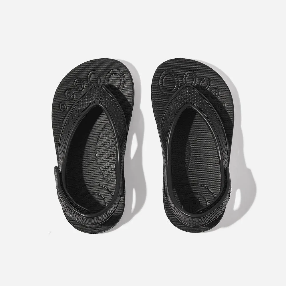 Giày Sandal Trẻ Em Fitflop Iqushion Toddler Ergonomic - Đen