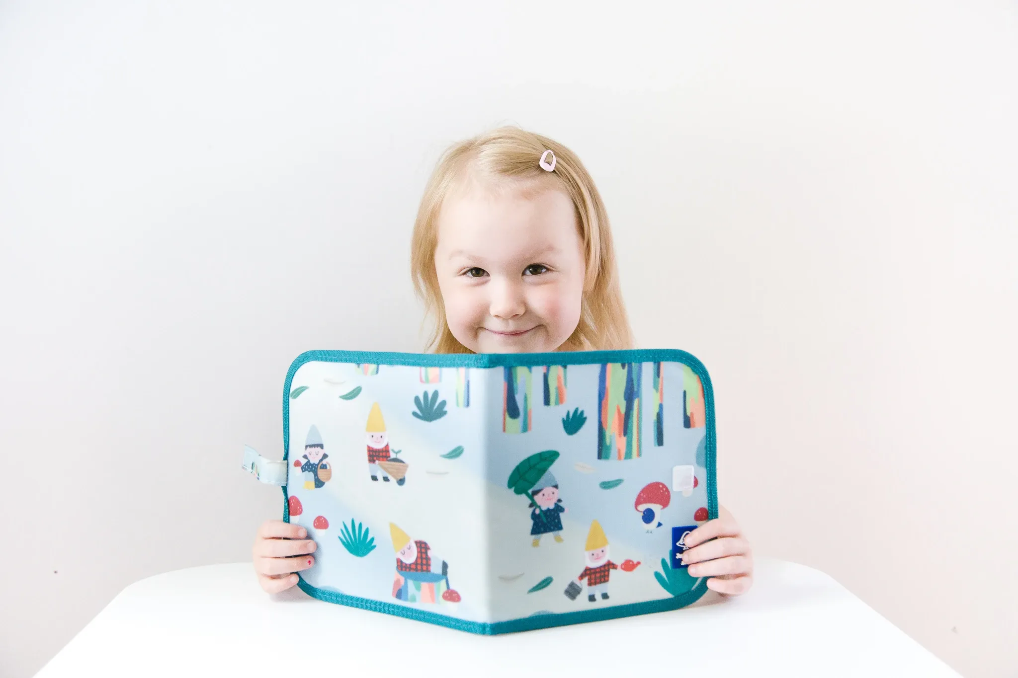 Gnomes   Rainbow Reusable Dry Erase, Wipe Clean Activity Book