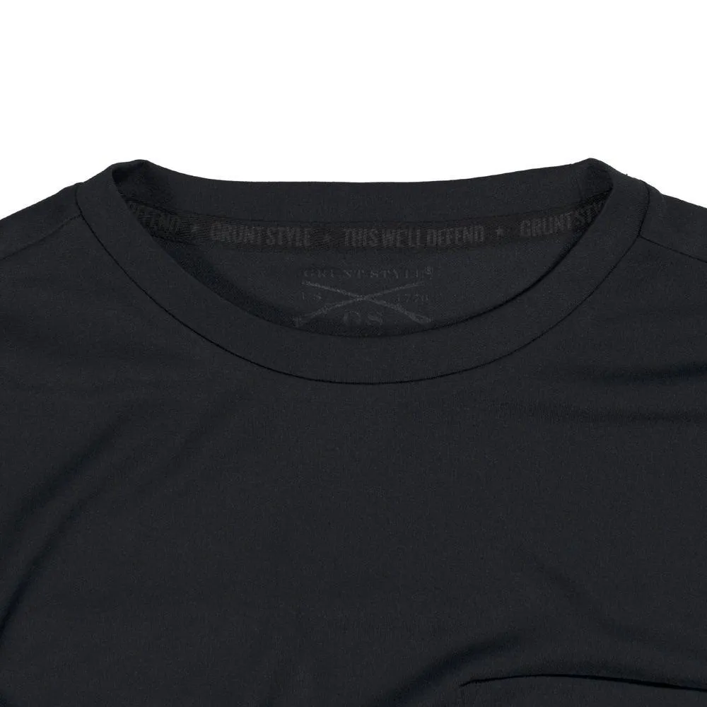 GS Long Sleeve Performance Crew - Black