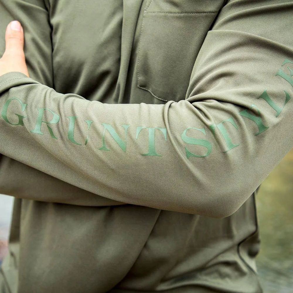 GS Long Sleeve Performance Crew - Olive
