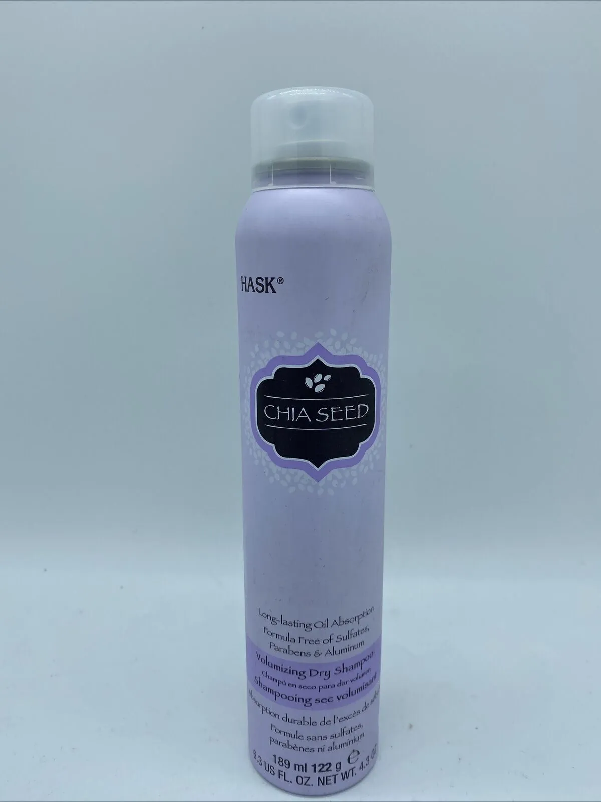 Hask Volumizing Dry Shampoo Hair Spray On 4.3oz Chai Seed