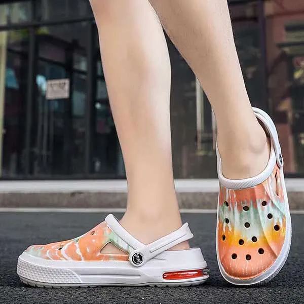 High Quality Summer Sandals Classic Outdoor Non-slip Slippers. (White Color) Size (43)