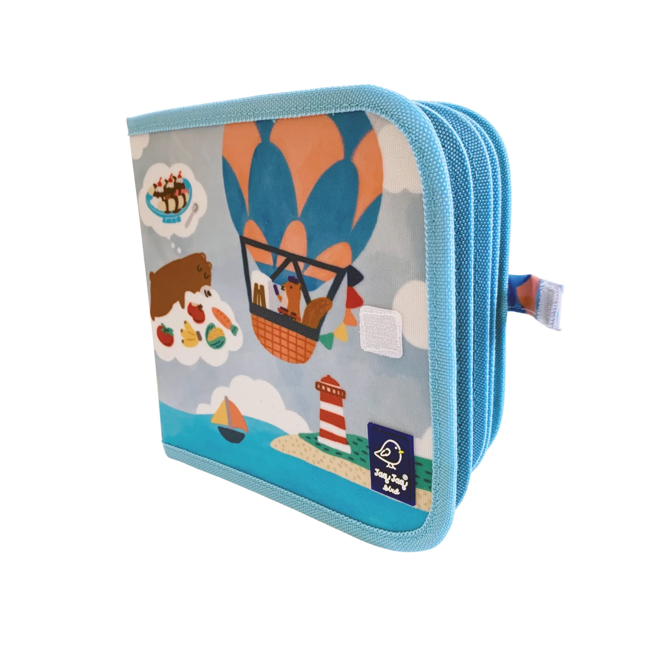 Hot Air Balloons Reusable Dry Erase, Wipe Clean Activity Book