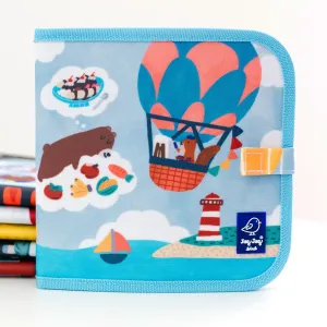 Hot Air Balloons Reusable Dry Erase, Wipe Clean Activity Book