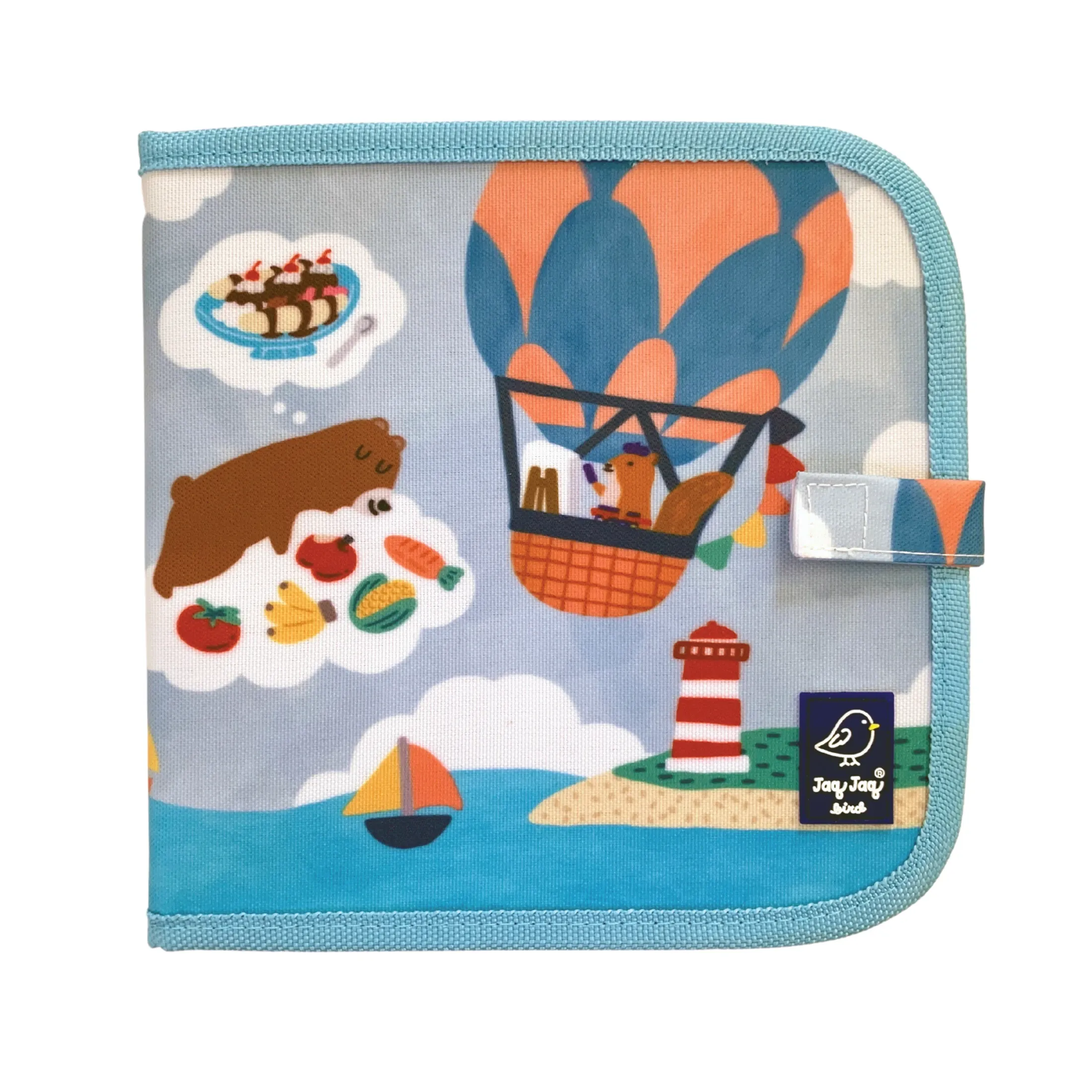 Hot Air Balloons Reusable Dry Erase, Wipe Clean Activity Book