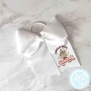 Jingle Bell Rockin' Bow | Large Bow | Girl's Bow | Holiday | Christmas | Santa |