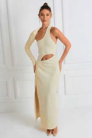 KAYLA - LONG ASYMMETRICAL DRESS