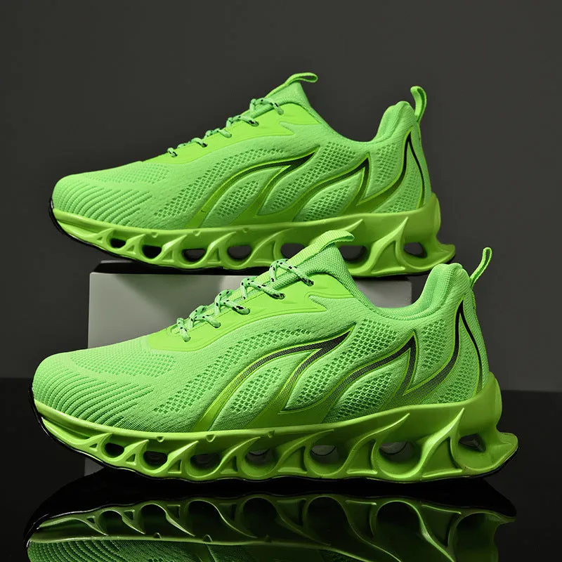Large Size Mesh Flame Casual Sneakers