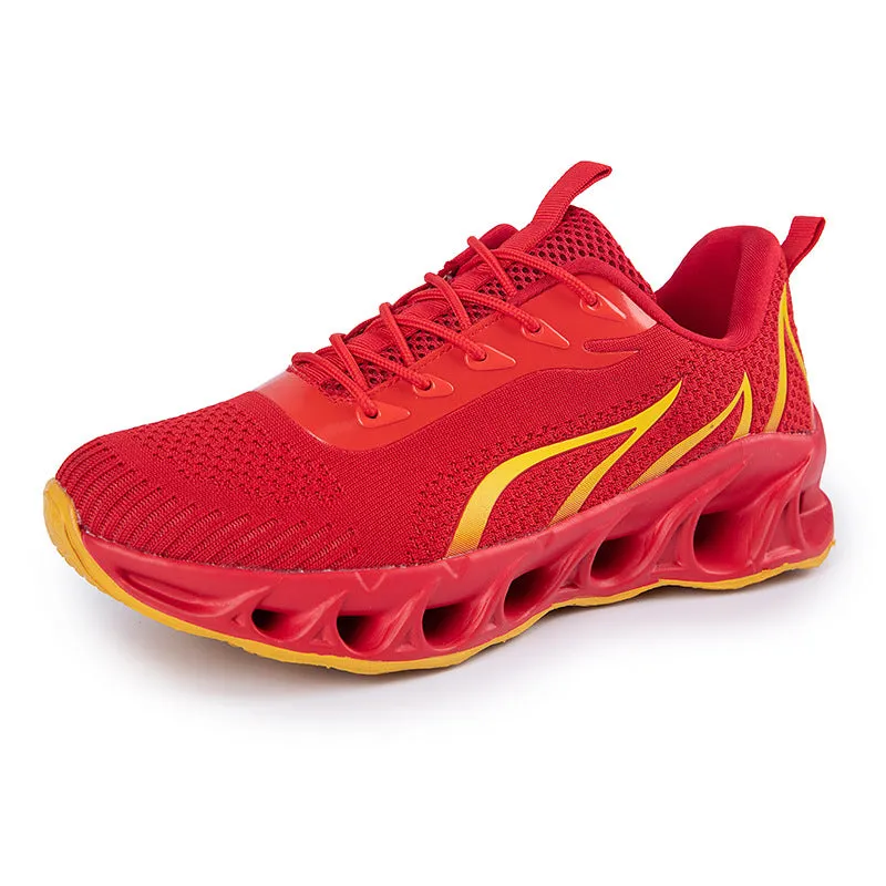 Large Size Mesh Flame Casual Sneakers