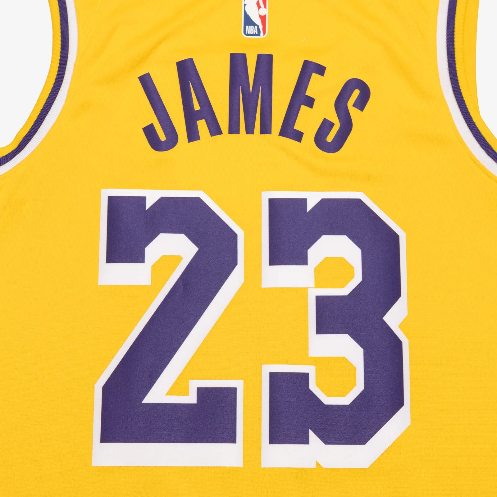 LeBron James Los Angeles Lakers Icon Edition Swingman Jersey - Yellow