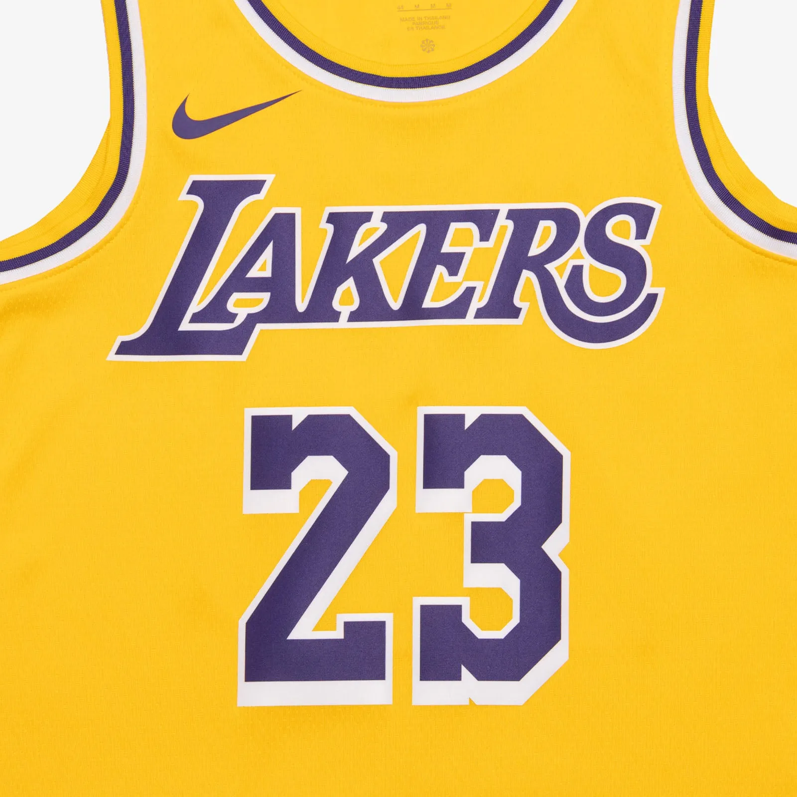 LeBron James Los Angeles Lakers Icon Edition Swingman Jersey - Yellow