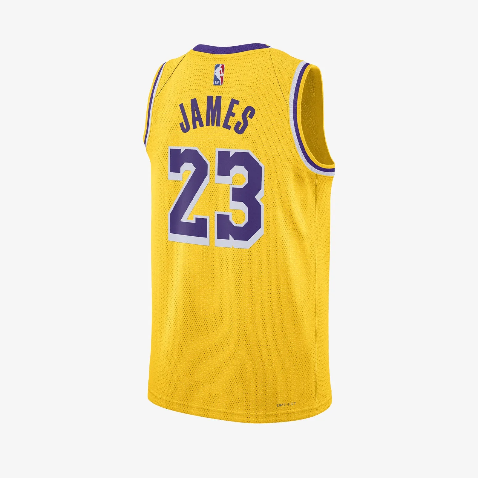LeBron James Los Angeles Lakers Icon Edition Swingman Jersey - Yellow