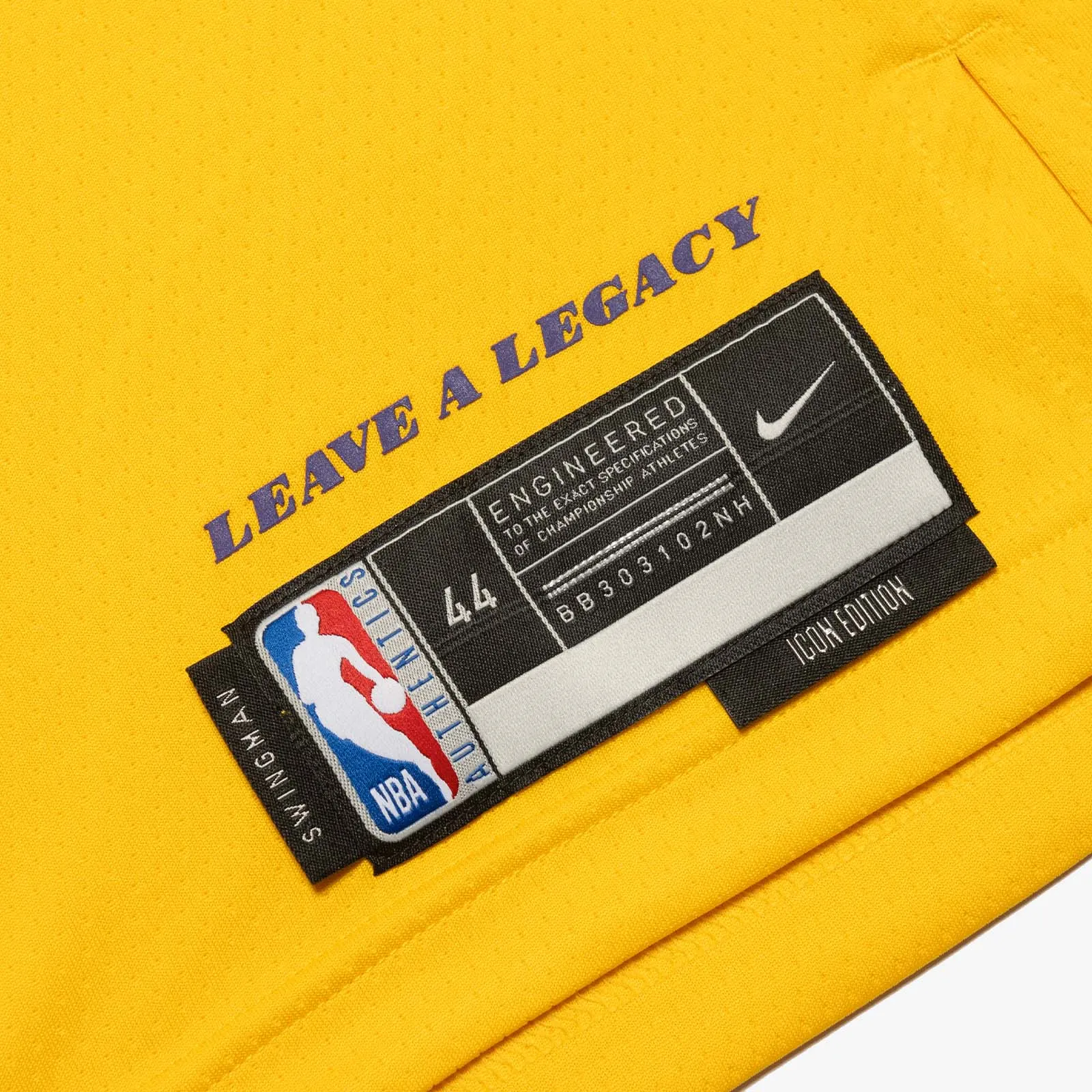 LeBron James Los Angeles Lakers Icon Edition Swingman Jersey - Yellow