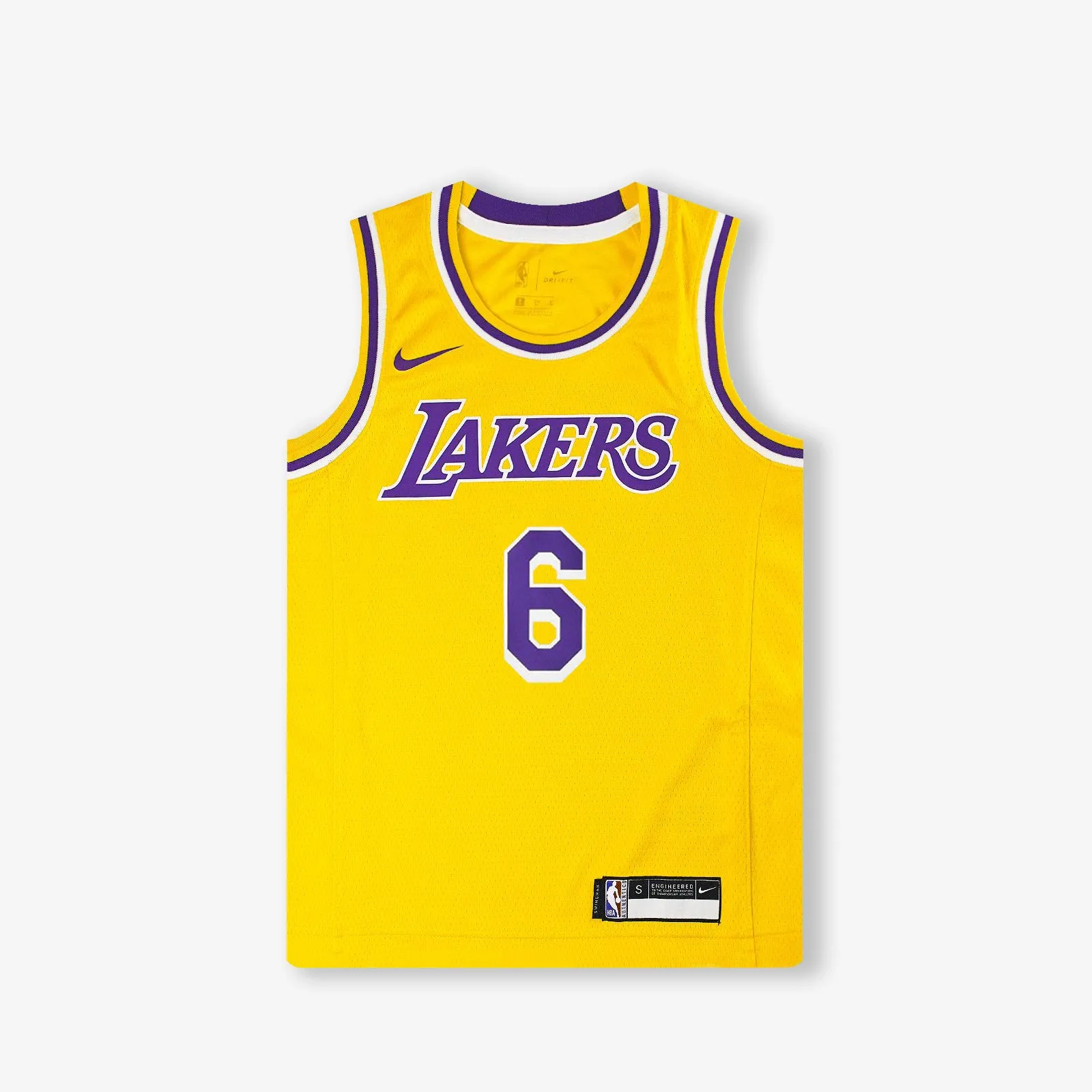 LeBron James Los Angeles Lakers Icon Edition Youth Swingman Jersey - Yellow