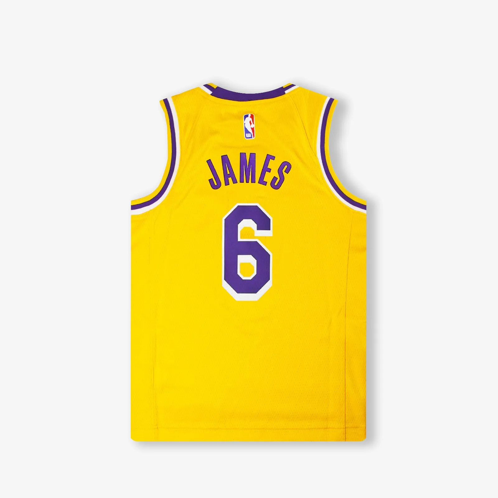 LeBron James Los Angeles Lakers Icon Edition Youth Swingman Jersey - Yellow