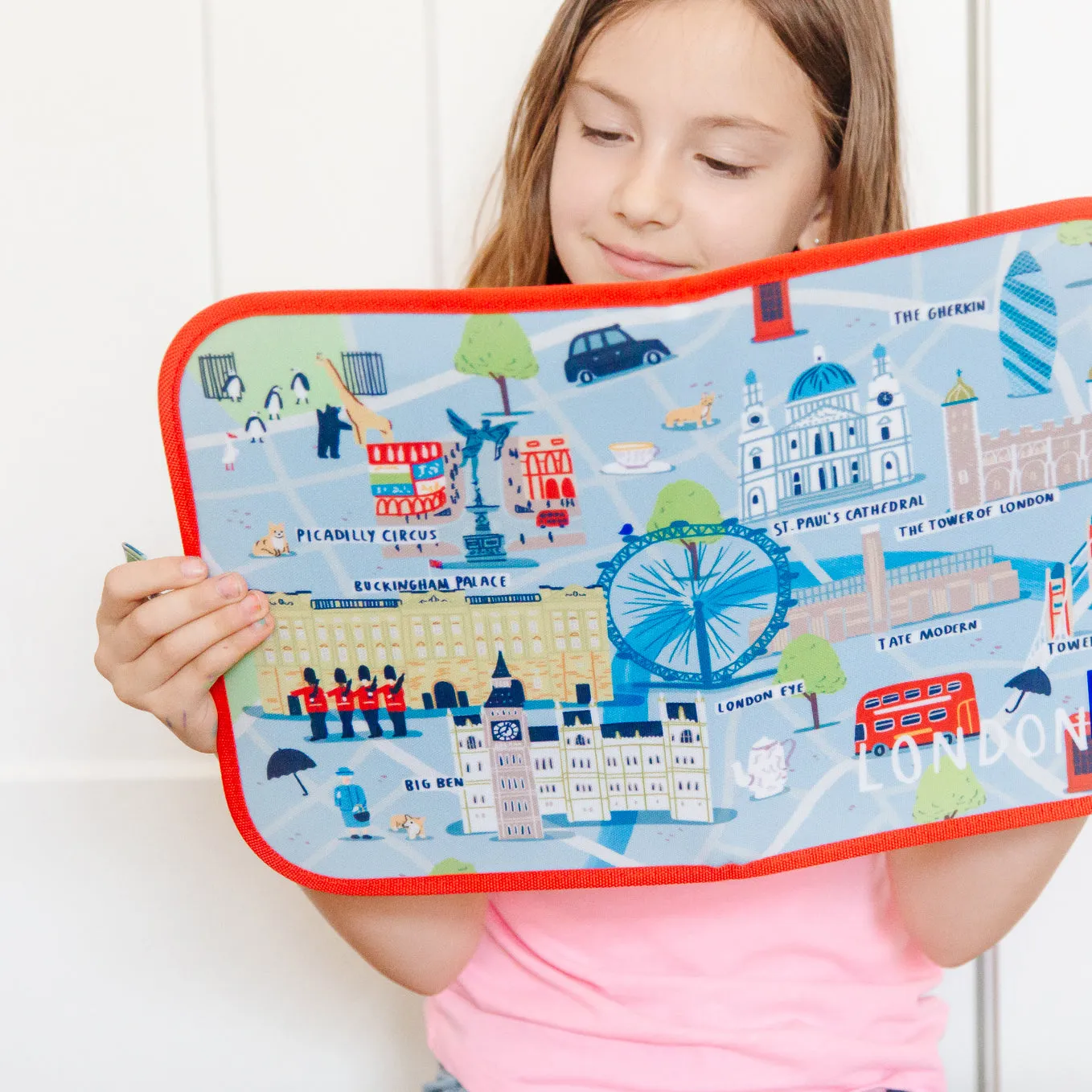 London Dry Erase Wipe Fold   Go  Place Mat  and Chalk Mat