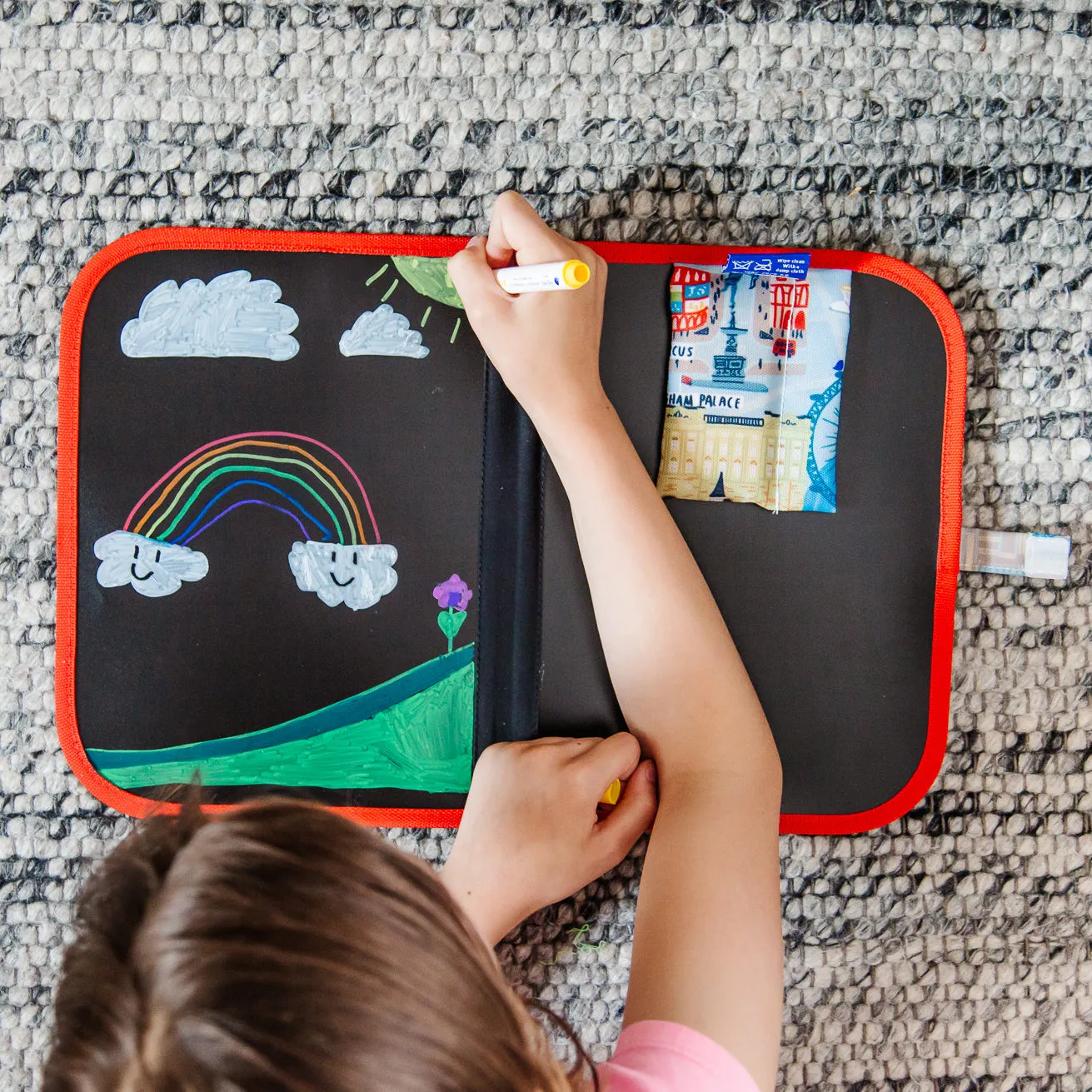 London Dry Erase Wipe Fold   Go  Place Mat  and Chalk Mat