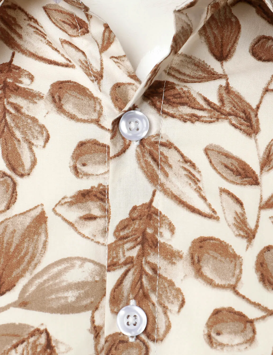 Men's Cotton Casual Fall Button Up Long Sleeve Shirt