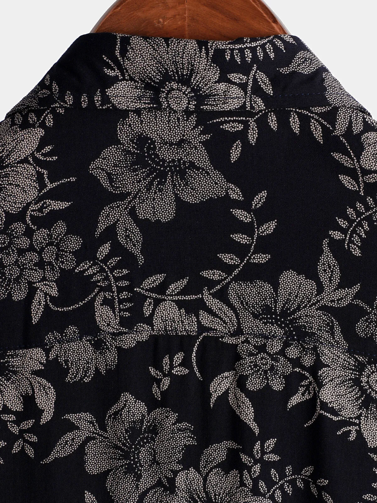 Men's Floral Print Vintage Flower Hawaiian Short Sleeve Shirt