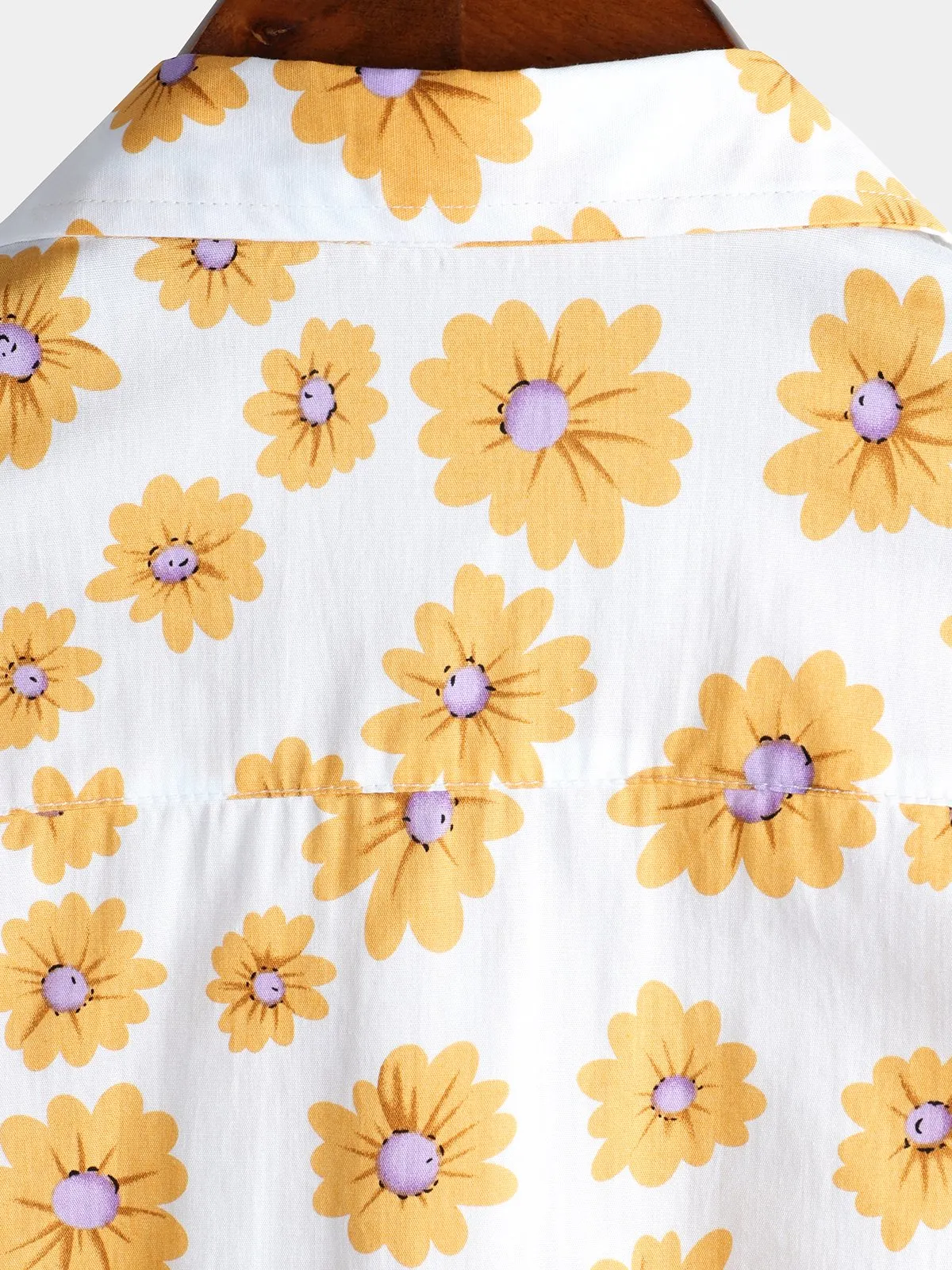 Men's Floral Tropical Hawaii Cotton Shirt