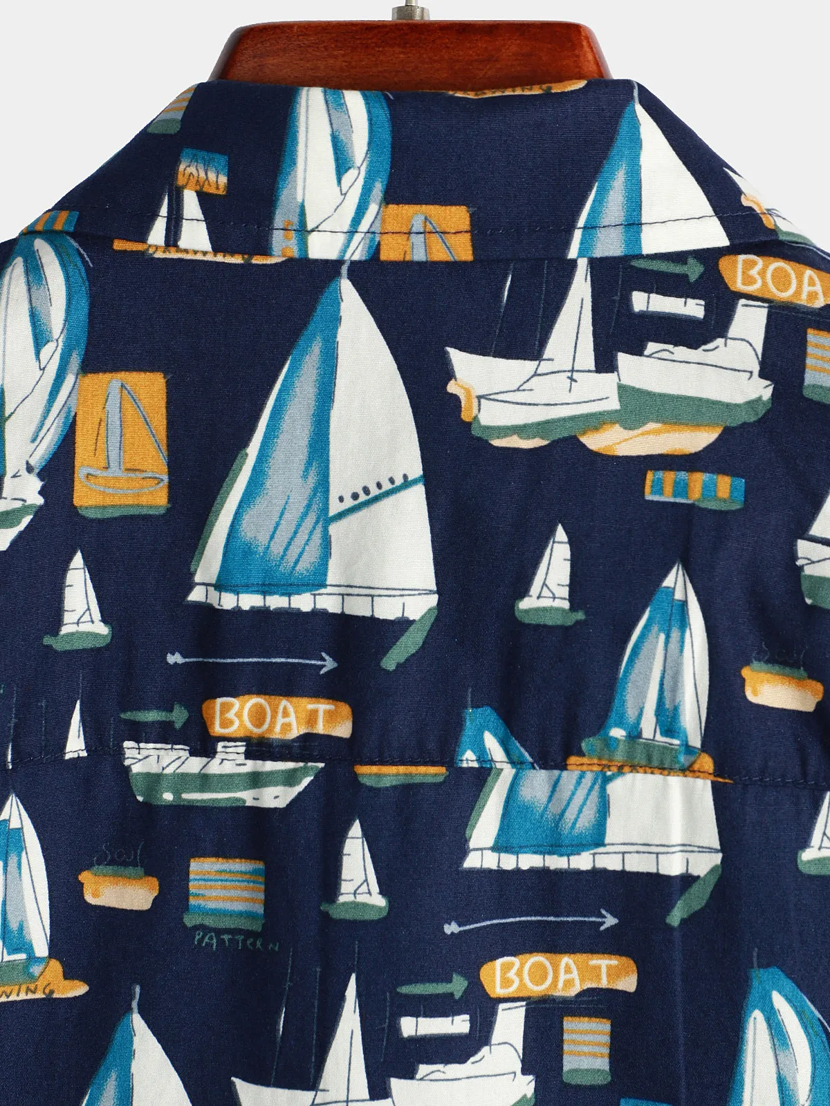 Men's Novelty Fun Prints Beach Short Sleeve Shirt