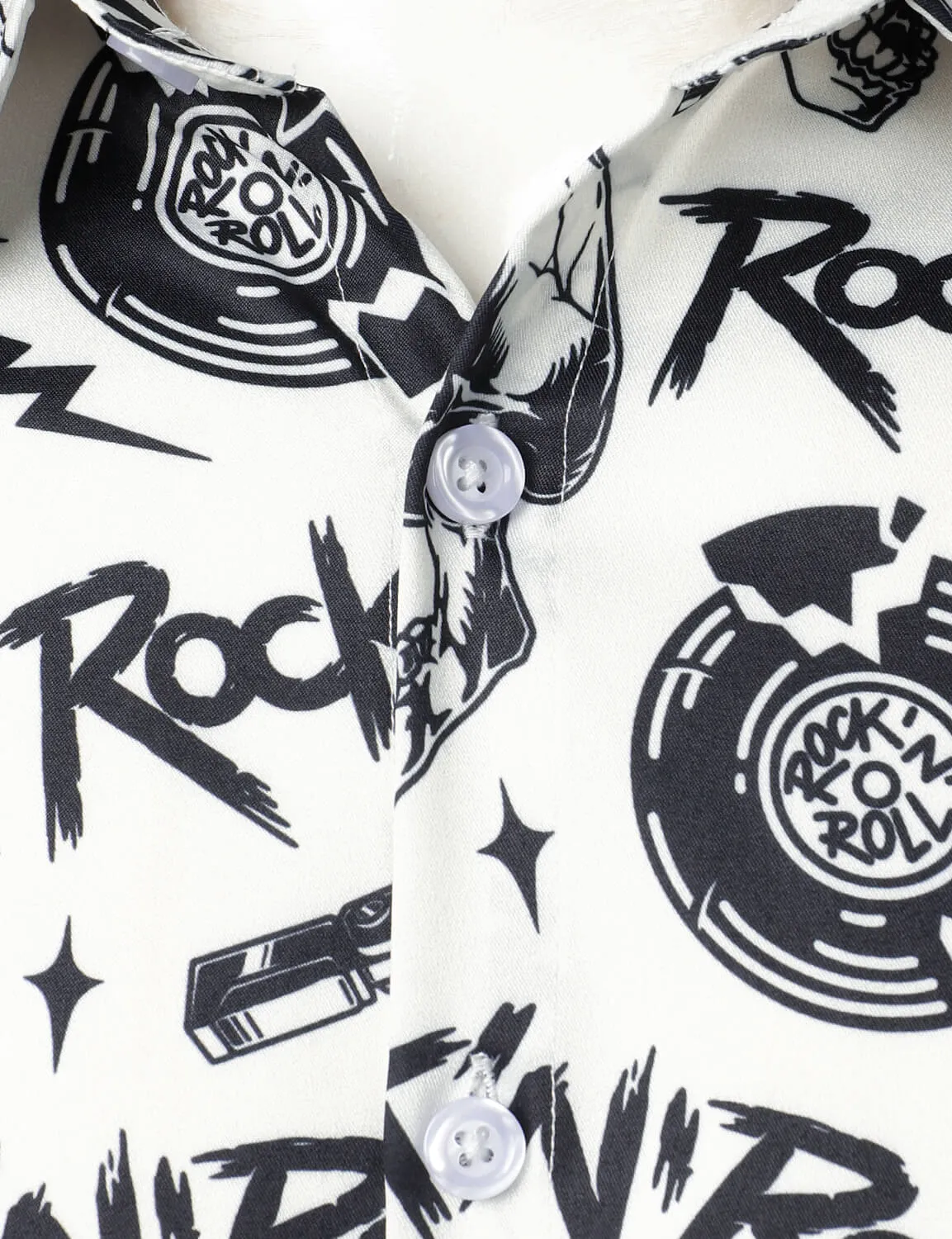 Men's Rock Music Skull Cool Long Sleeve Shirt