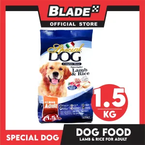 Monge Special Dog Adult Lamb and Rice 1.5kg For All Breed Adult, Dog Dry Food