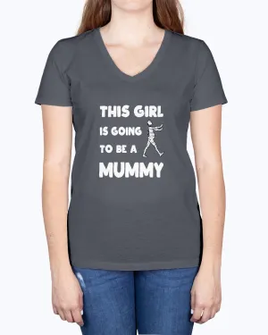 Mummy Girl - Ladies V-neck T-Shirt