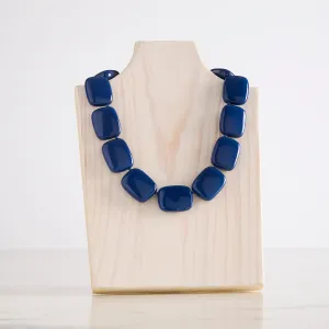 Navy Chicklet Cooling Necklace- NEW