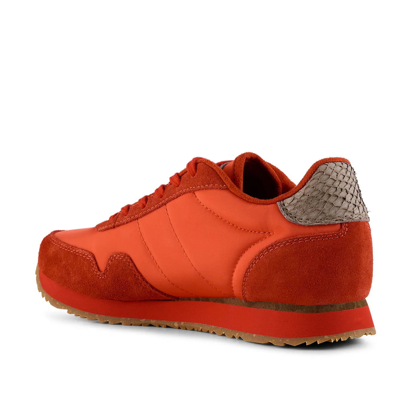 Nora III Leather - Neon Red