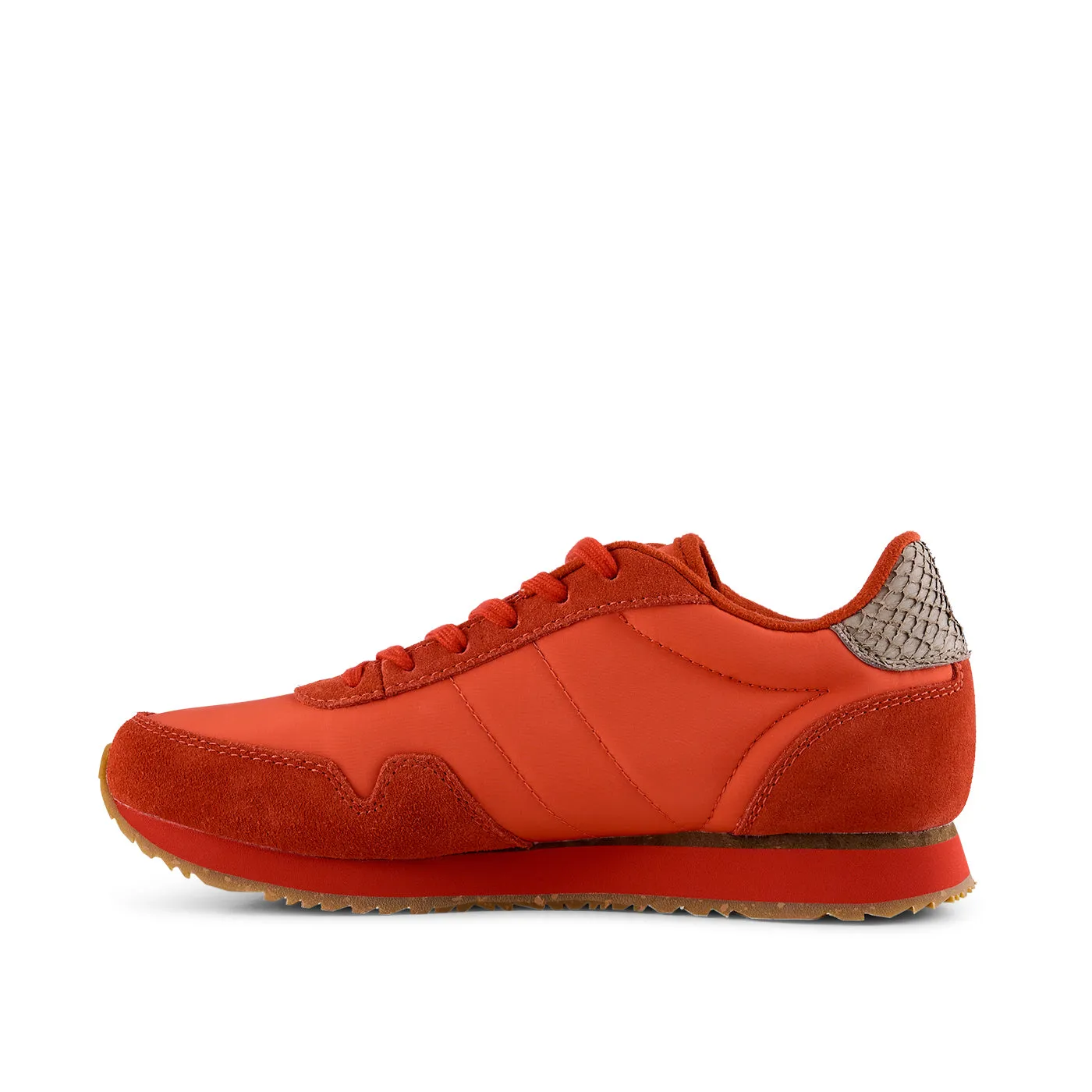 Nora III Leather - Neon Red