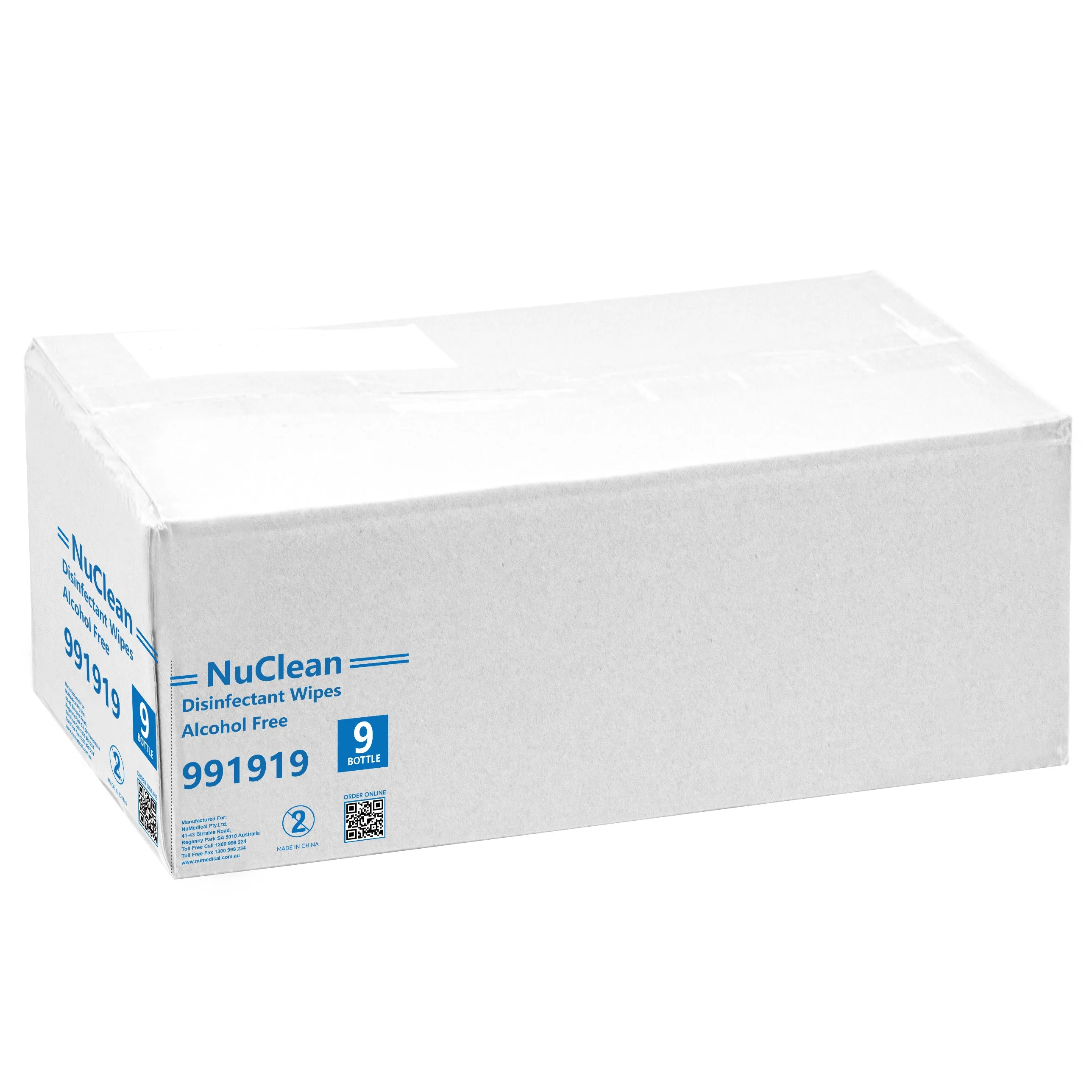 NuClean Surface Disinfectant Wipes, Alcohol Free, 230mm X 150mm, 100pcs/bottle, $4.40-4.90/bottle, 991919(Cavi wipes users)