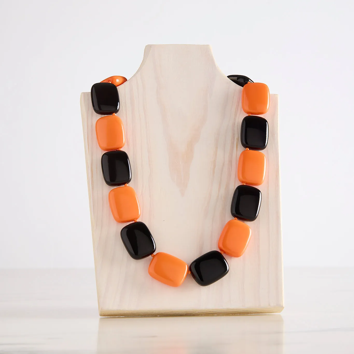 Orange/Midnight Combo Chicklet Cooling Necklace