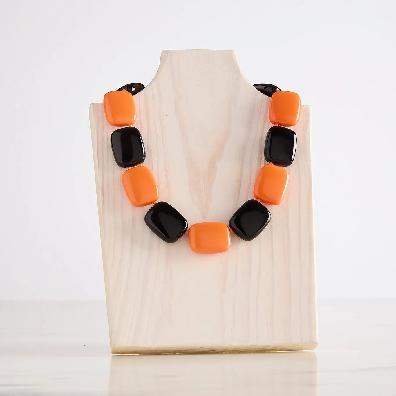 Orange/Midnight Combo Chicklet Cooling Necklace