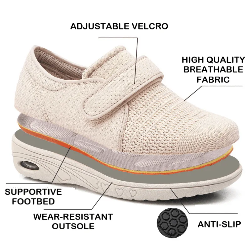 Orthopedic Air Cushion Forefoot Straps Velcro Shoes