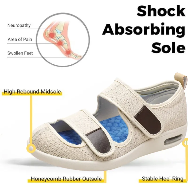 Orthopedic Air Cushion Wide Shoes