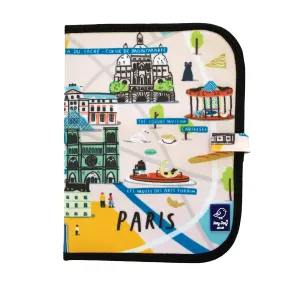 Paris Dry Erase Wipe Fold   Go  Place Mat  and Chalk Mat