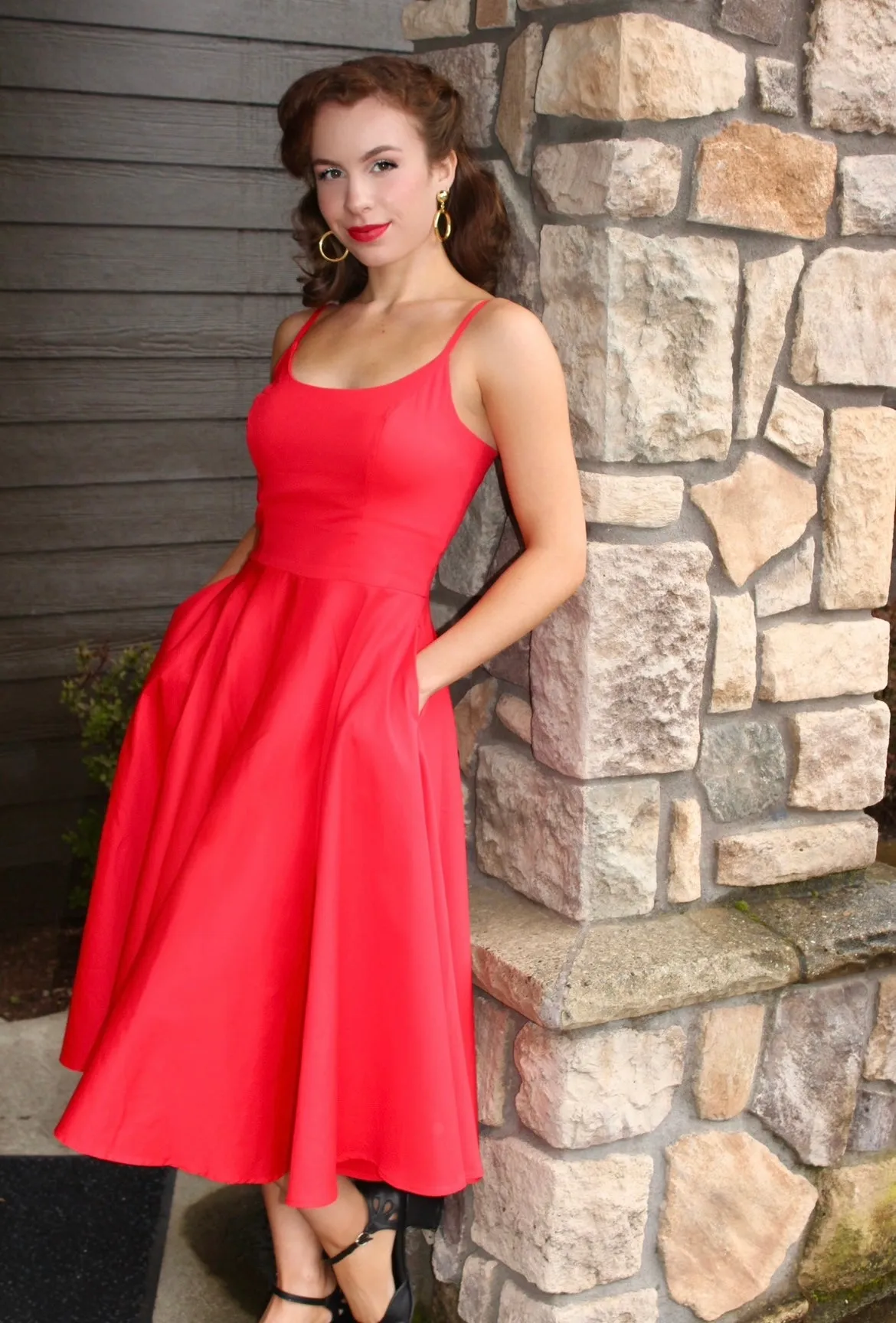 Peggy Retro-Inspired Full Circle Dress