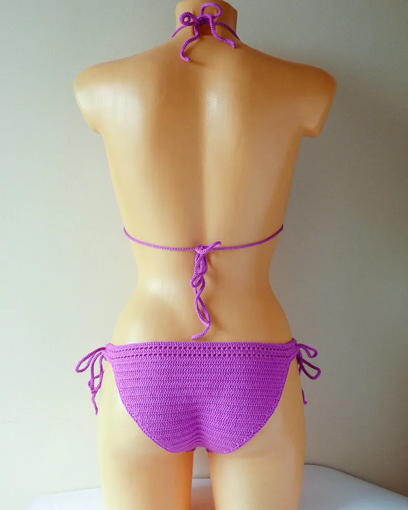 Pitaya Crochet Swimsuit Full Coverage Bottom