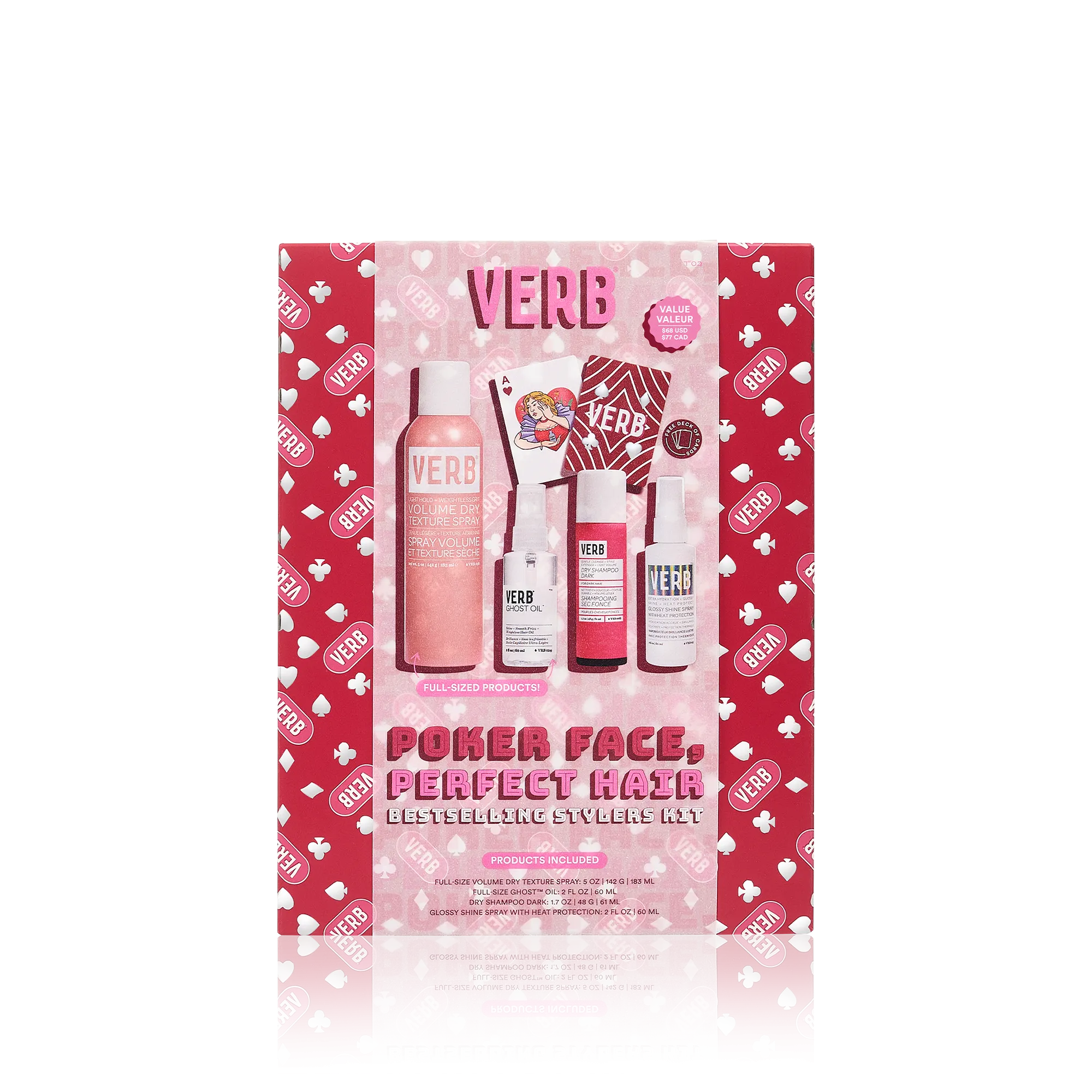 poker face, perfect hair holiday kit