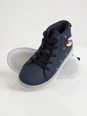 Pre-Boys Fashion Light Up Rocket Sneaker - Navy