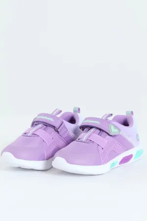 Pre-Girls Light Up Trainer - Lilac