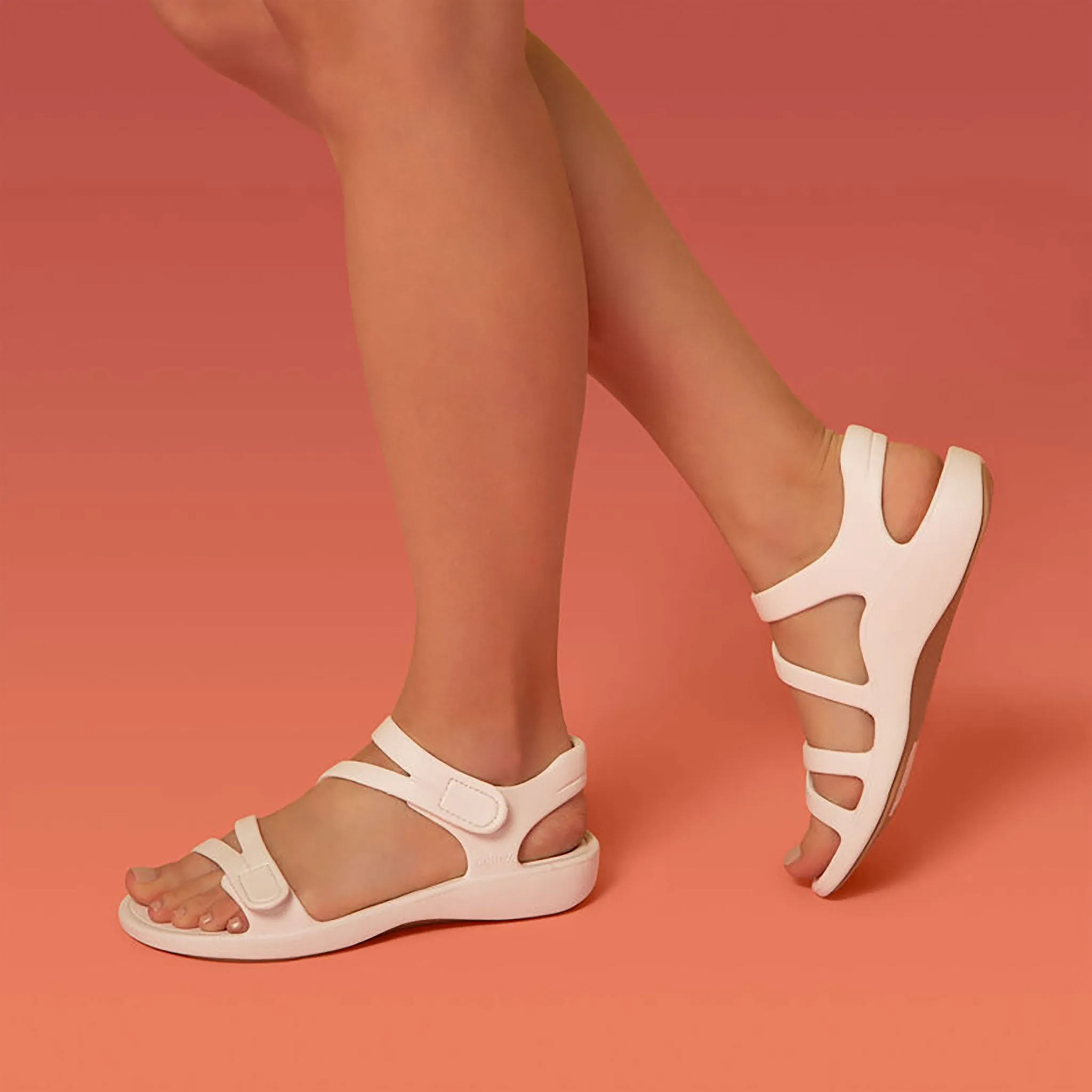 [PRE-ORDER] Aetrex | Jillian Sport Water-Friendly Sandal White