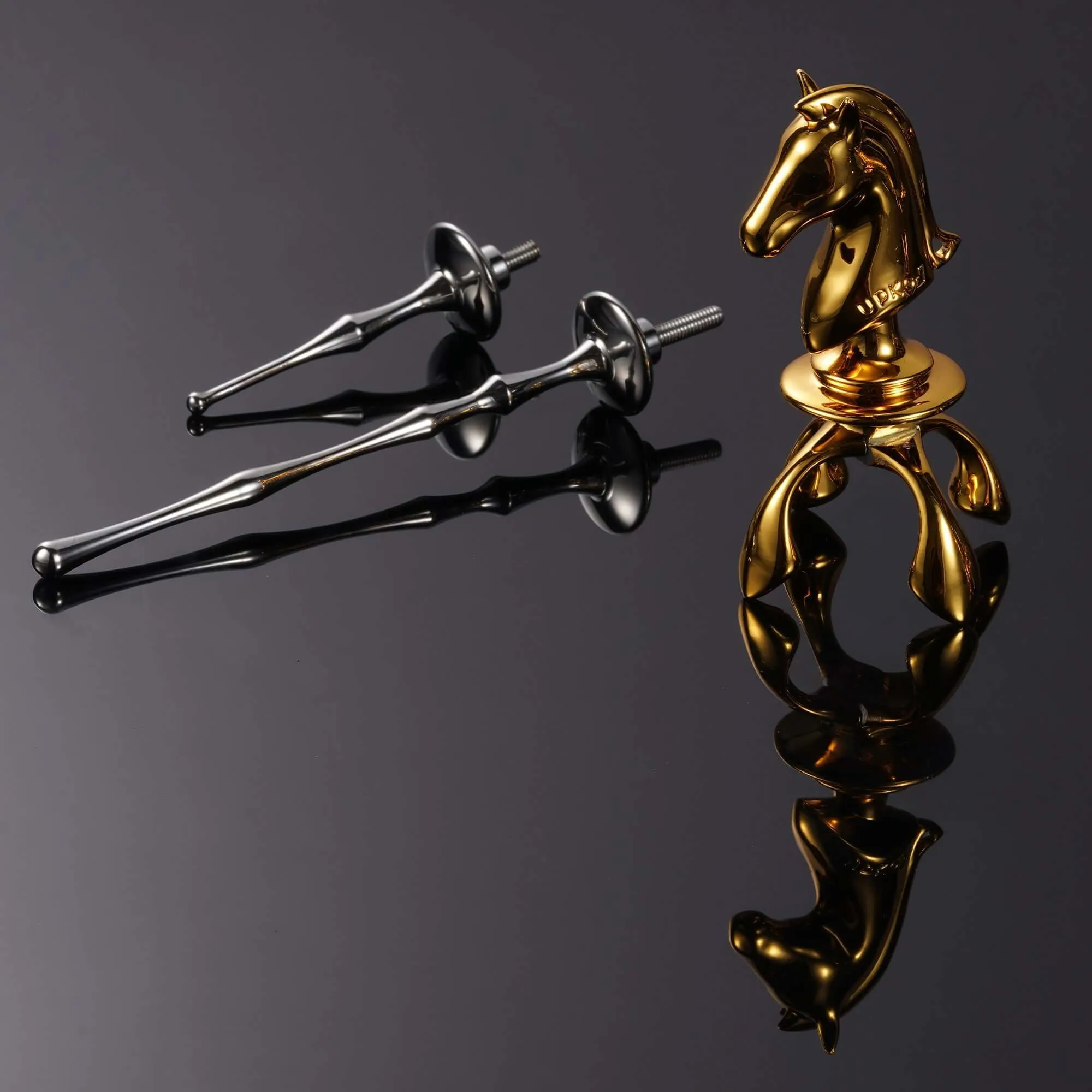 "The Chess" Collection - Knight Urethral Sound 2-piece Plugs Set