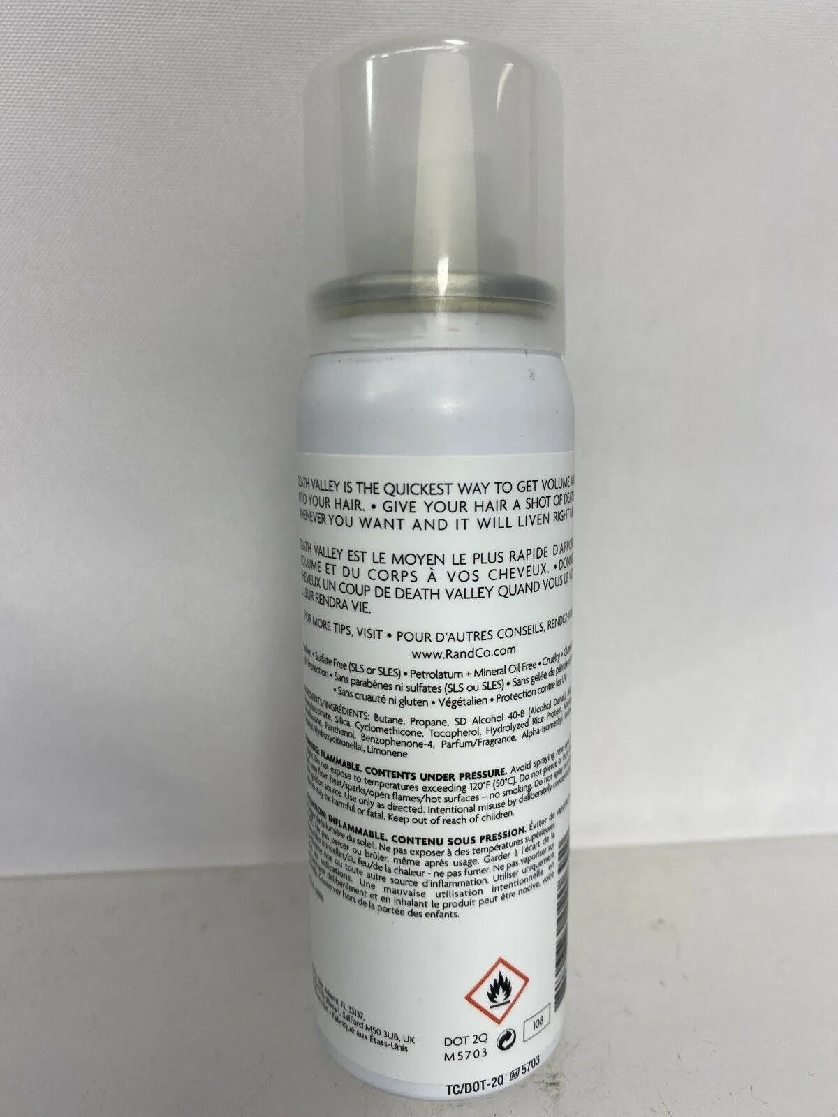 R CO Death Valley Dry Shampoo 1.6oz Volume & Body for dry hair Travel Size