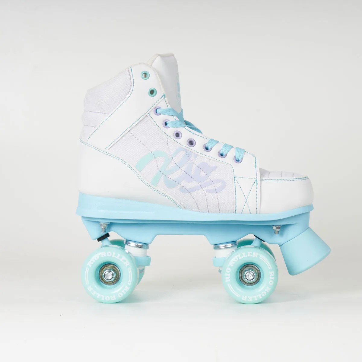 Rio Roller Lumina Quad Skates - White / Blue